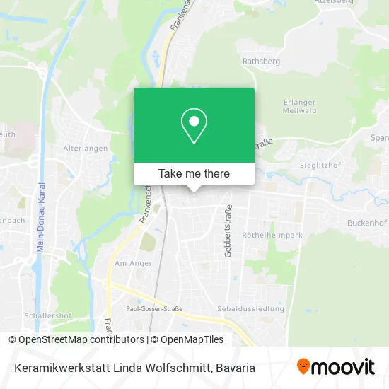 Карта Keramikwerkstatt Linda Wolfschmitt