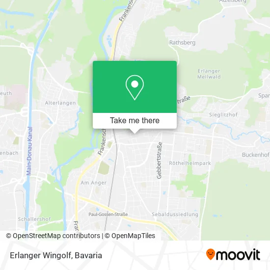 Карта Erlanger Wingolf