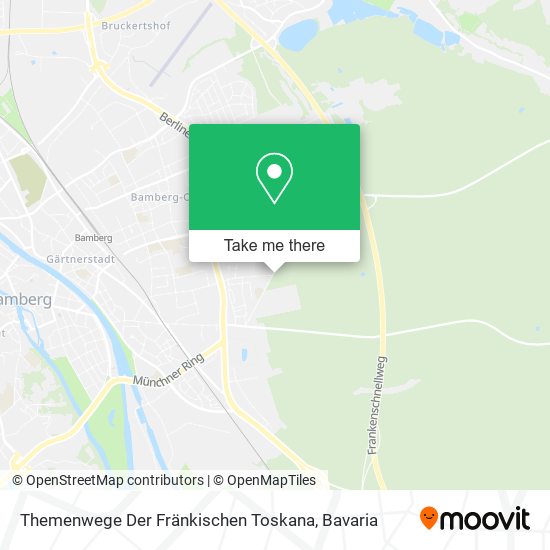 Themenwege Der Fränkischen Toskana map