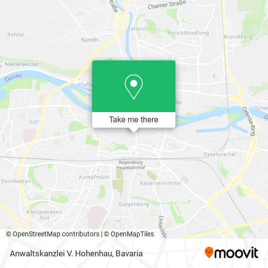 Карта Anwaltskanzlei V. Hohenhau