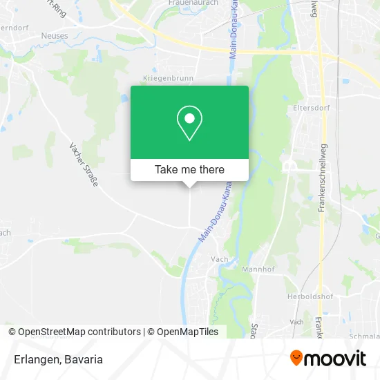 Карта Erlangen
