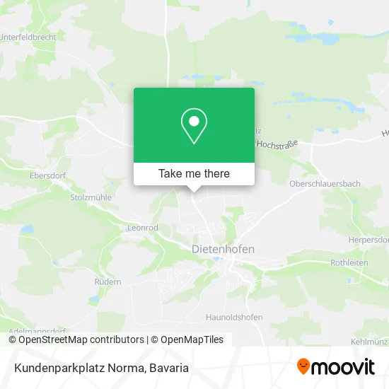 Карта Kundenparkplatz Norma