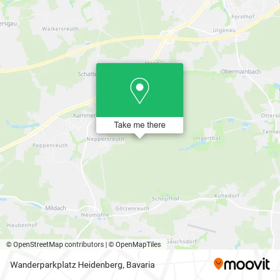 Карта Wanderparkplatz Heidenberg