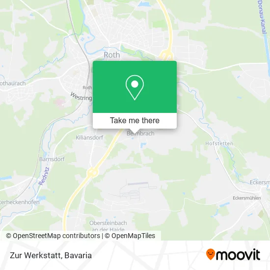 Карта Zur Werkstatt