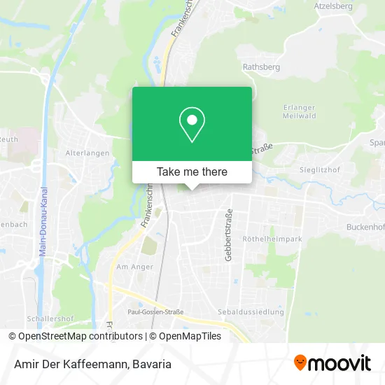 Карта Amir Der Kaffeemann