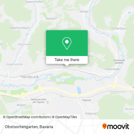 Карта Obstsortengarten