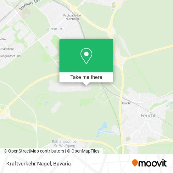 Kraftverkehr Nagel map