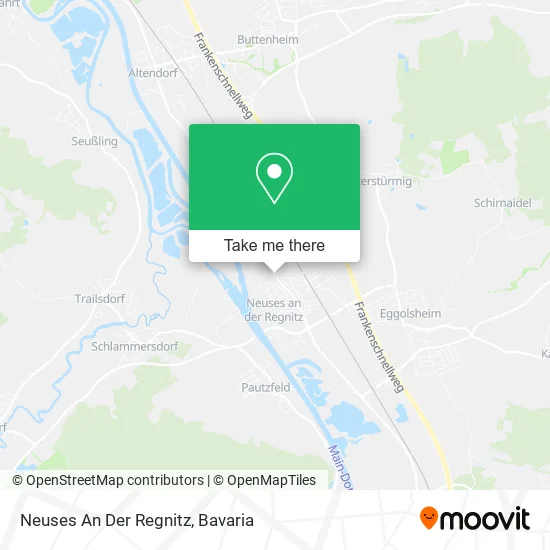 Карта Neuses An Der Regnitz