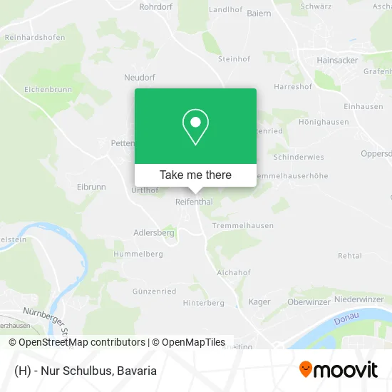 Карта (H) - Nur Schulbus