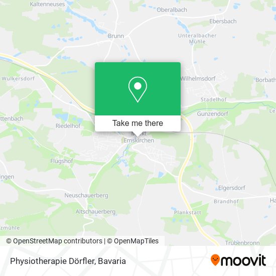 Physiotherapie Dörfler map