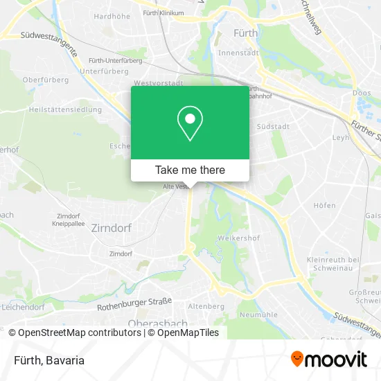 Карта Fürth