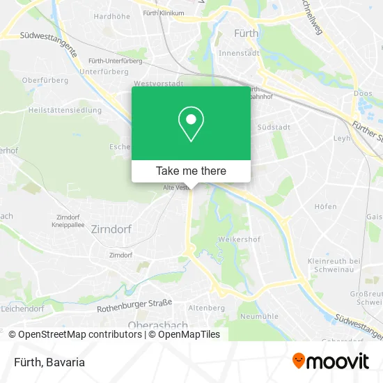 Карта Fürth