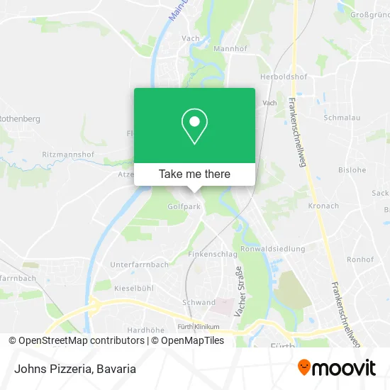 Карта Johns Pizzeria