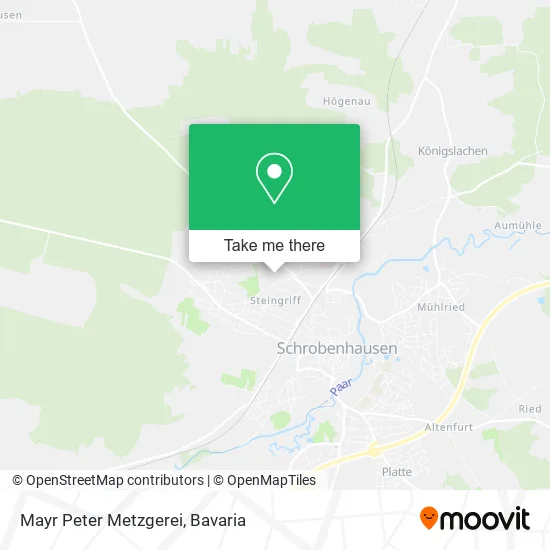 Карта Mayr Peter Metzgerei