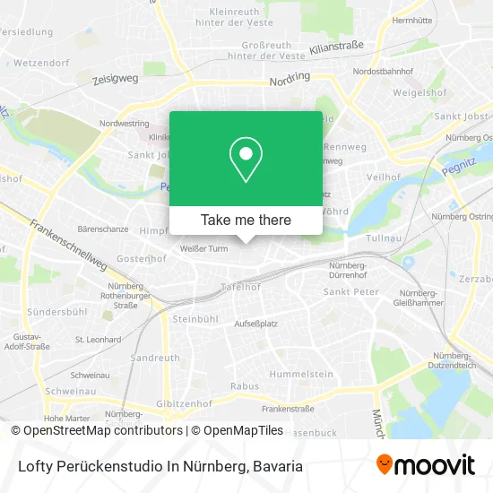 Карта Lofty Perückenstudio In Nürnberg