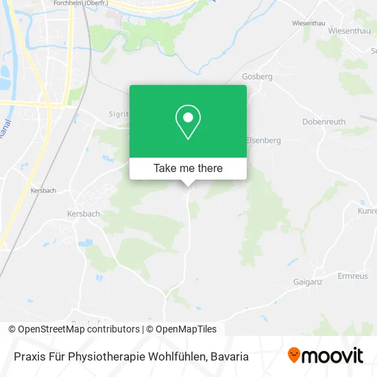 Карта Praxis Für Physiotherapie Wohlfühlen