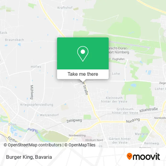 Карта Burger King