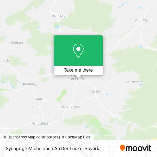 Карта Synagoge Michelbach An Der Lücke