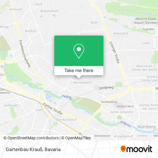 Карта Gartenbau Krauß