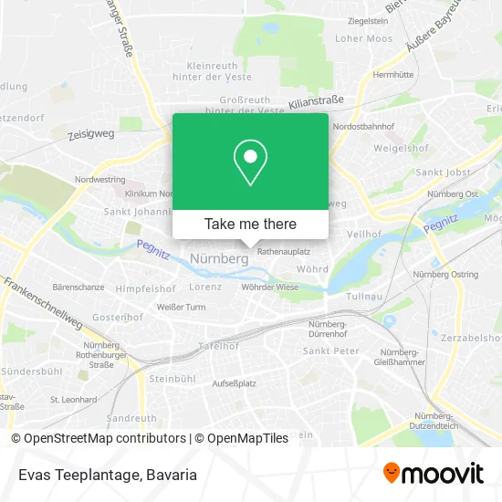 Карта Evas Teeplantage