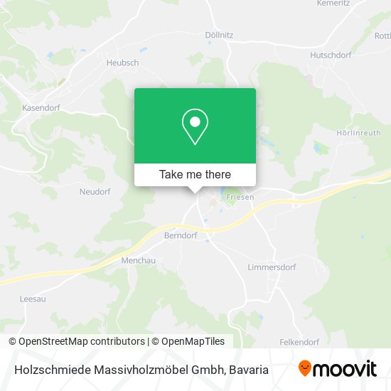 Holzschmiede Massivholzmöbel Gmbh map