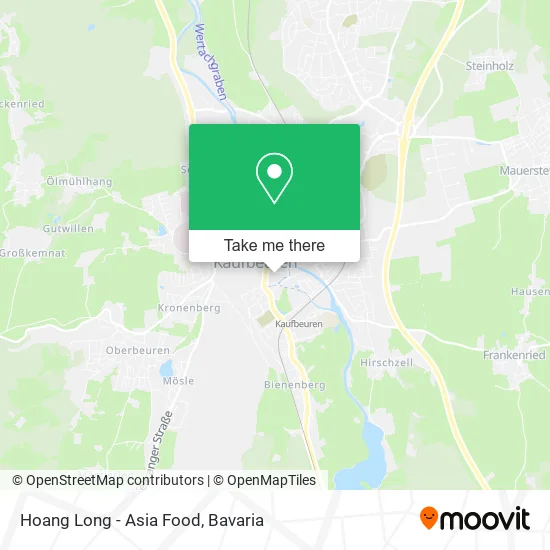 Карта Hoang Long - Asia Food