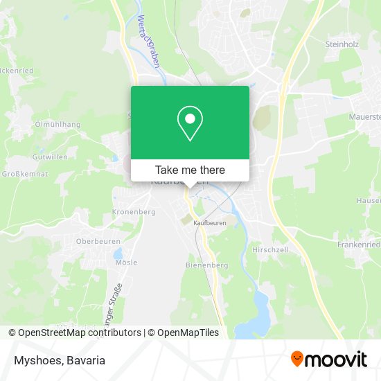 Myshoes map