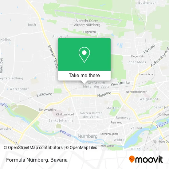 Карта Formula Nürnberg