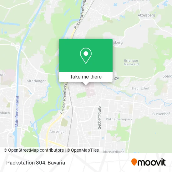 Карта Packstation 804