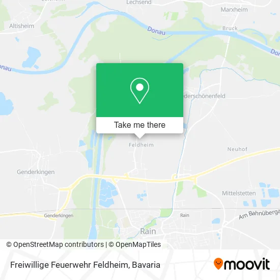 Карта Freiwillige Feuerwehr Feldheim