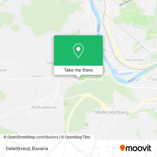 Карта Geleitkreuz