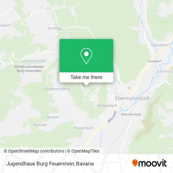 Карта Jugendhaus Burg Feuerstein