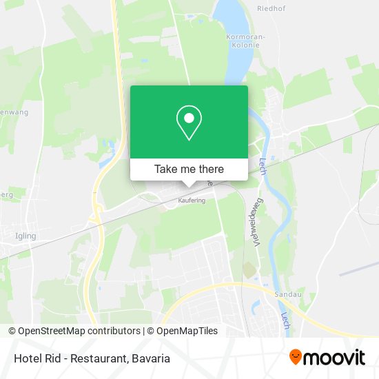 Hotel Rid - Restaurant map
