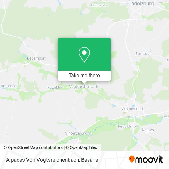 Alpacas Von Vogtsreichenbach map