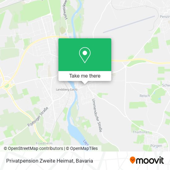 Privatpension Zweite Heimat map