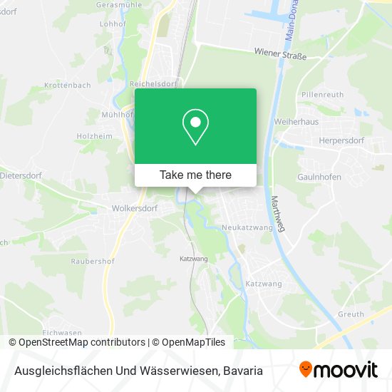 Ausgleichsflächen Und Wässerwiesen map