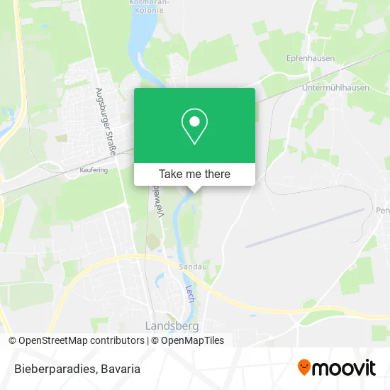 Карта Bieberparadies