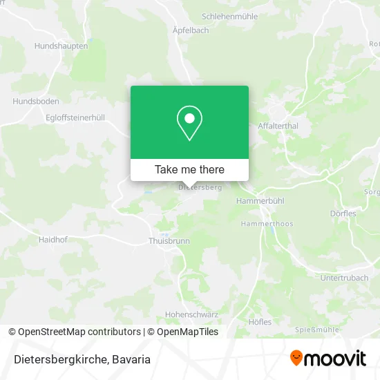 Карта Dietersbergkirche