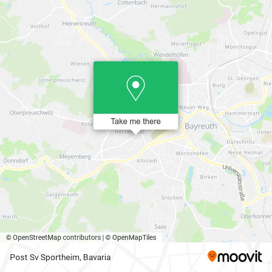 Карта Post Sv Sportheim