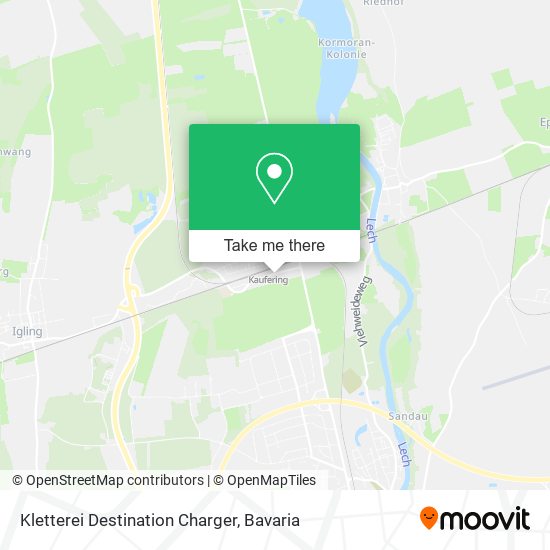Kletterei Destination Charger map