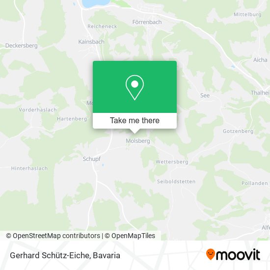 Gerhard Schütz-Eiche map