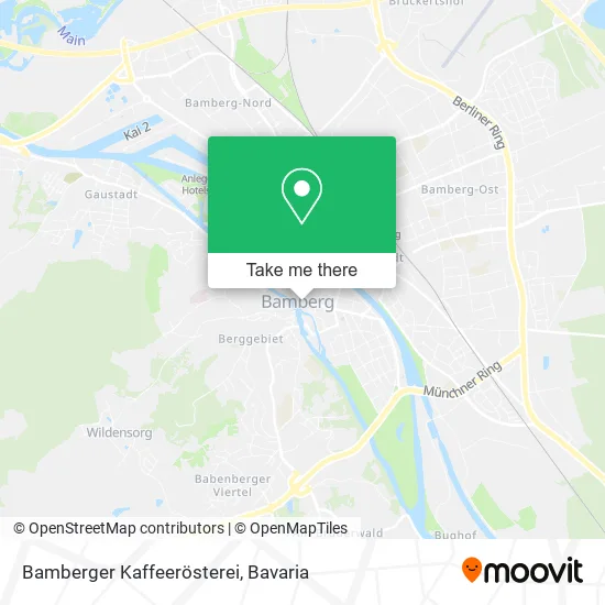 Карта Bamberger Kaffeerösterei