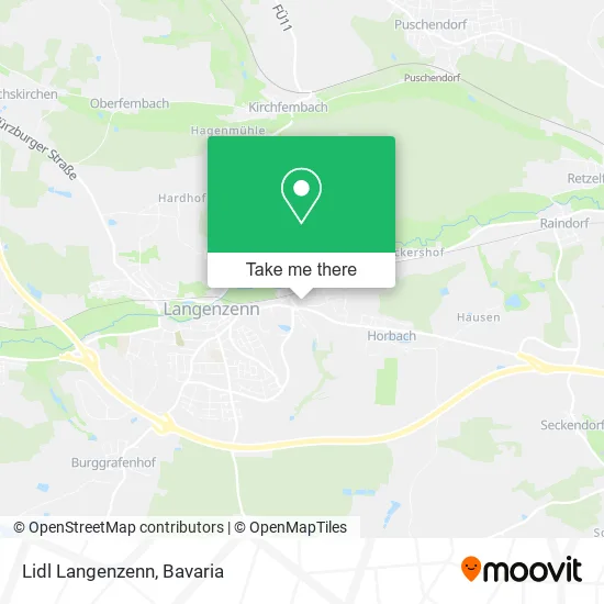 Карта Lidl Langenzenn
