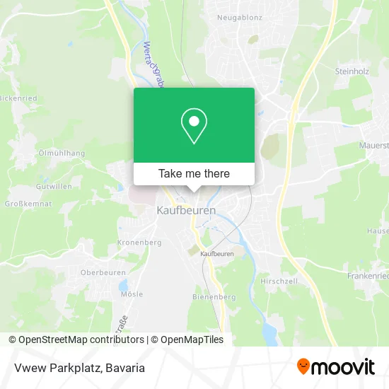 Карта Vwew Parkplatz