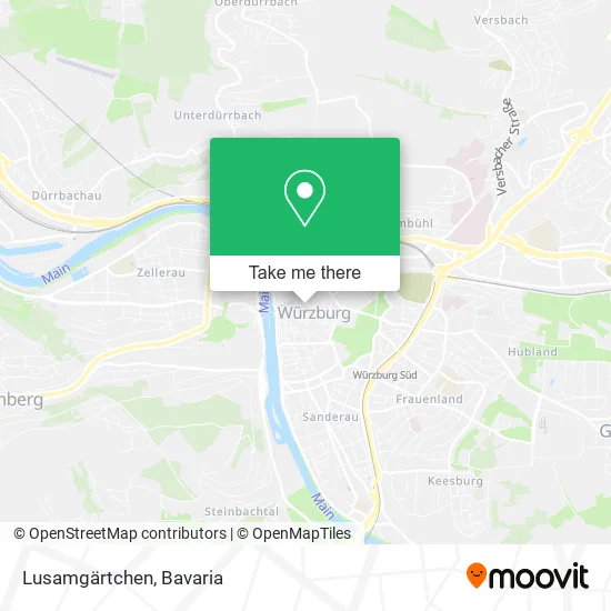 Карта Lusamgärtchen