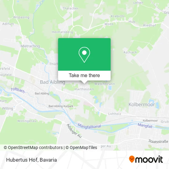 Hubertus Hof map