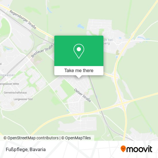 Карта Fußpflege