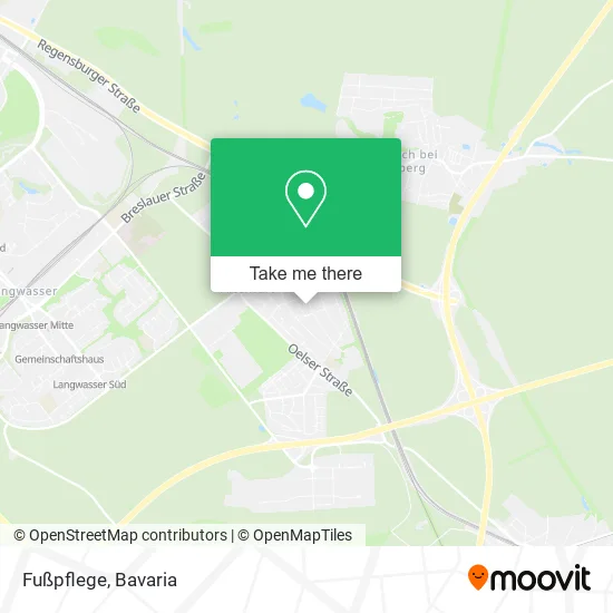 Карта Fußpflege