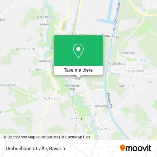 Карта Umbenhauerstraße