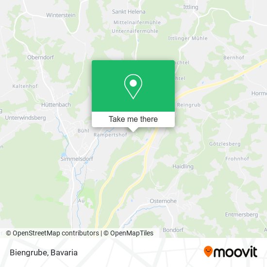 Biengrube map